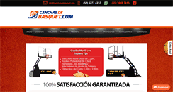 Desktop Screenshot of canchasdebasquet.com